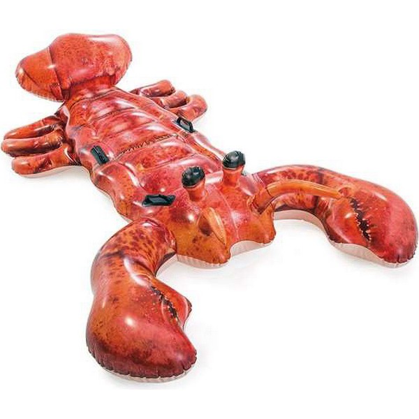 INTEX Reittier Lobster Hummer Luftmatratze aufblasbar 213 x 137 cm rot Badetier 
